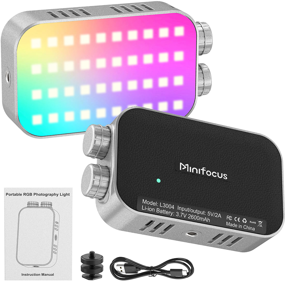 Lampu LED Portabel Pocket Tofu - Torjim Rgb Photography Video Lighting ulasan dan harga