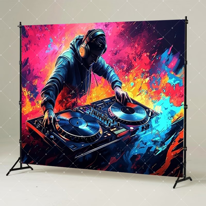 Dekorasi Pesta DJ Musik Hip Ho - Lighting In Photography Studio ulasan dan harga