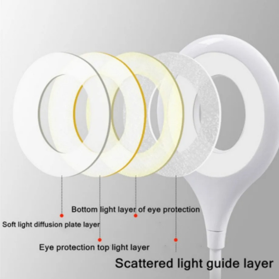 Lampu Meja USB 18LED Lampu Mal - Photography Lighting Book ulasan dan harga
