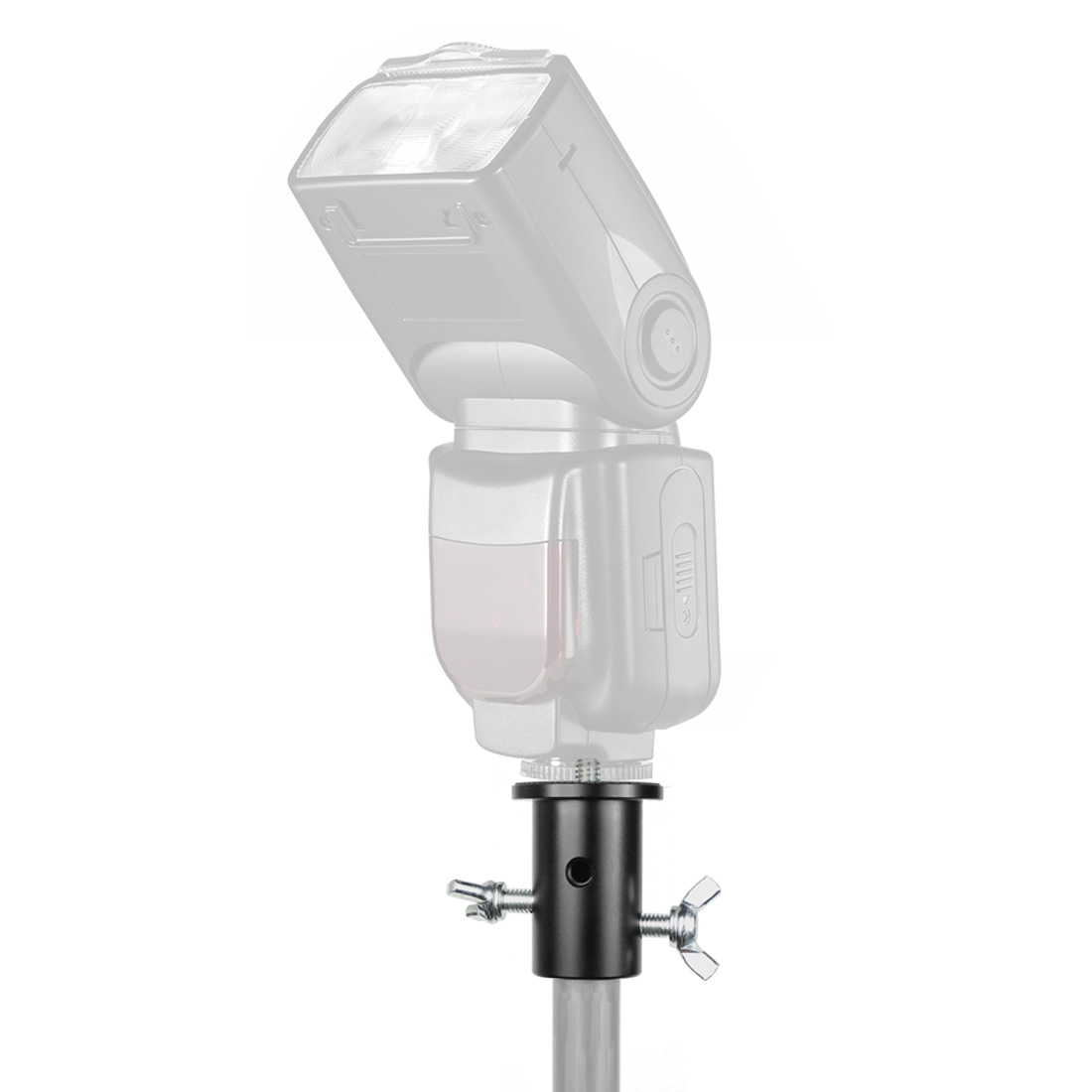 Adaptor dudukan lampu Tripod 1 - Photography Video Lighting Kit With Adjustable Tripod Stand ulasan dan harga