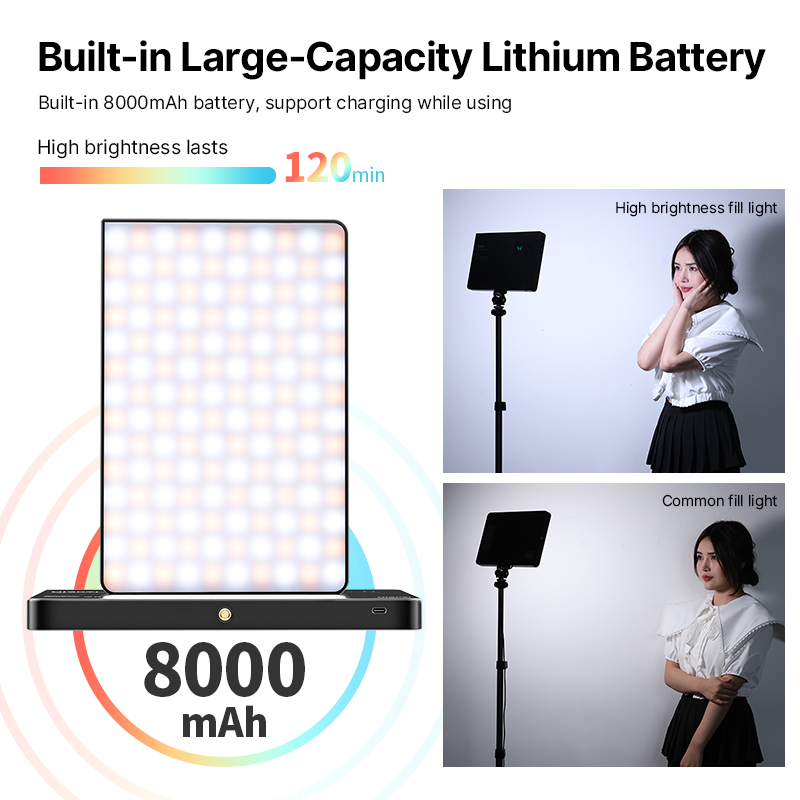 Ulanzi LT003 15W RGB Lampu Vid - Torjim Rgb Photography Video Lighting ulasan dan harga