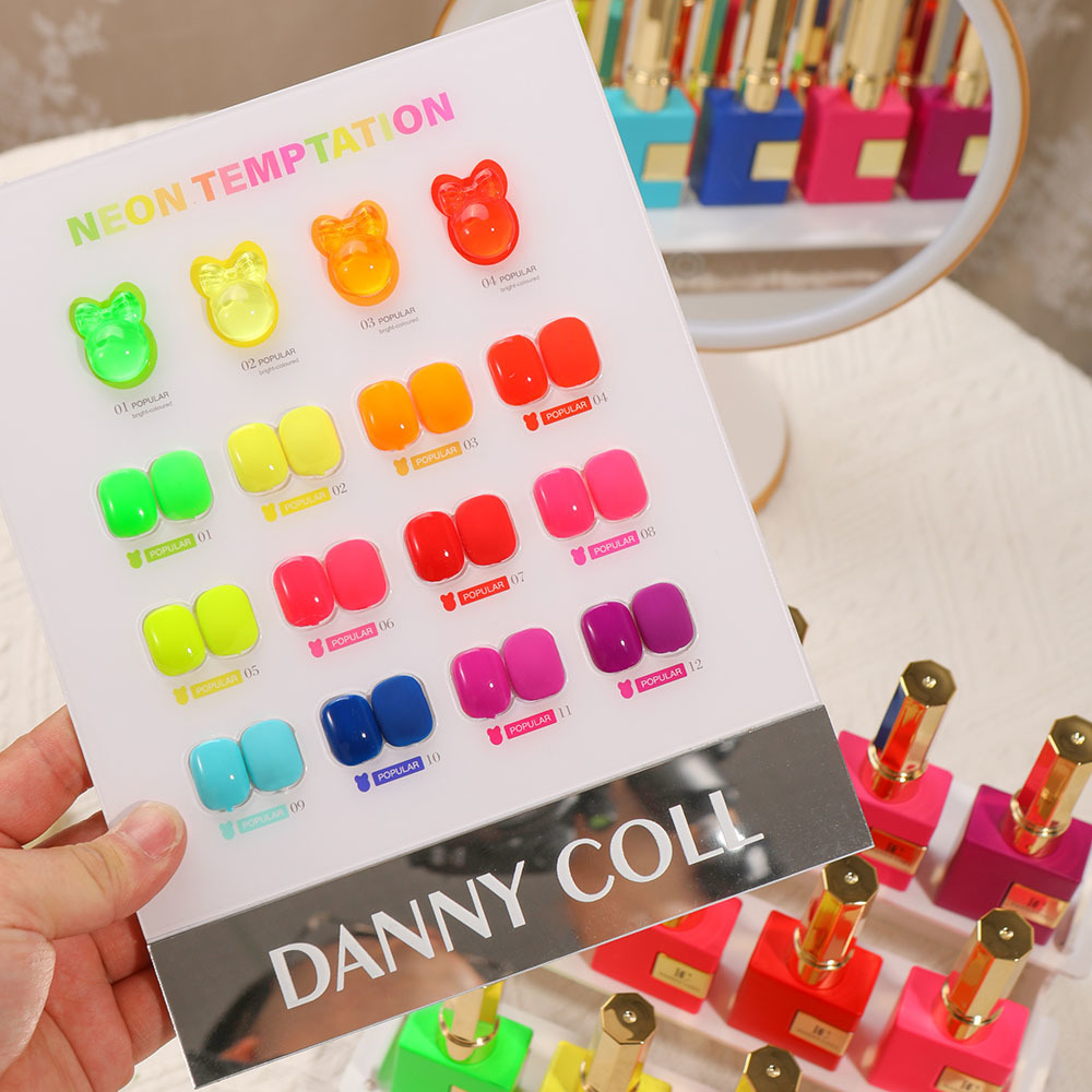 Cat kuku Gel fluoresensi warna - Coloured Gel Set ulasan dan harga