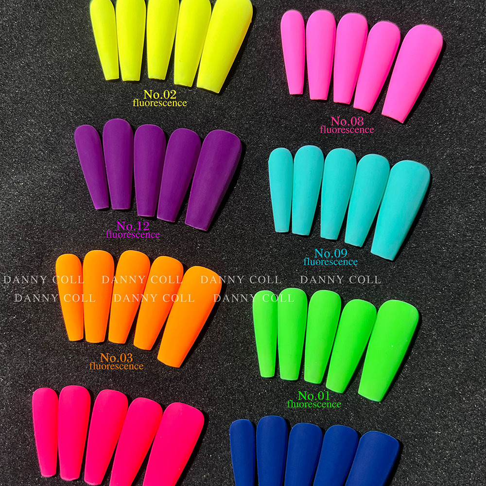Cat kuku Gel fluoresensi warna - Coloured Gel Set ulasan dan harga