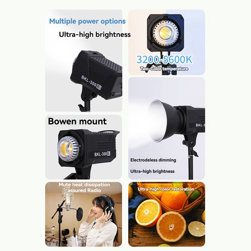 Lampu Video LED Bi 300W, Penca - Photography Lighting Accessories ulasan dan harga