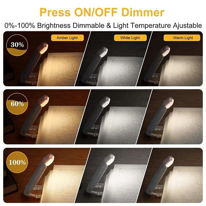 Lampu Baca Jepit Buku, 3 Mode  - Photography Lighting Book ulasan dan harga