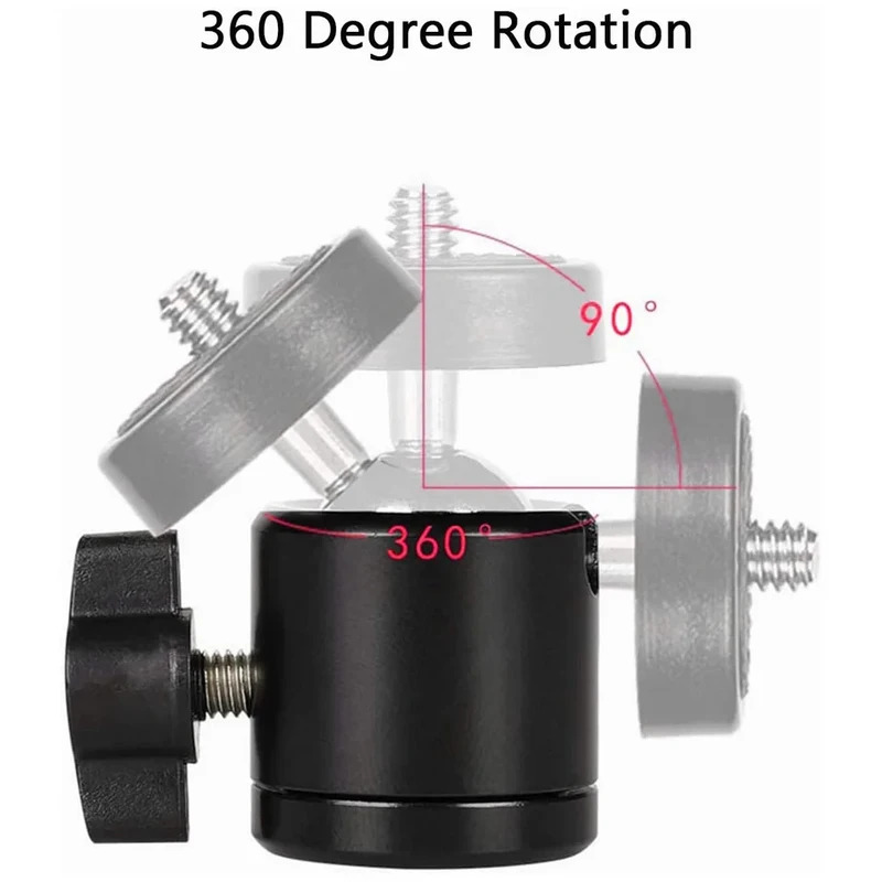 Adaptor Kepala Bola Tripod den - Photography Video Lighting Kit With Adjustable Tripod Stand ulasan dan harga