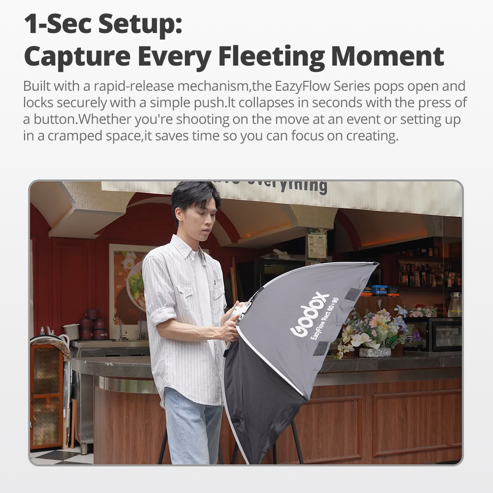 Godox EazyFlow seri Softbox Li - Photography Lighting Diffuser ulasan dan harga