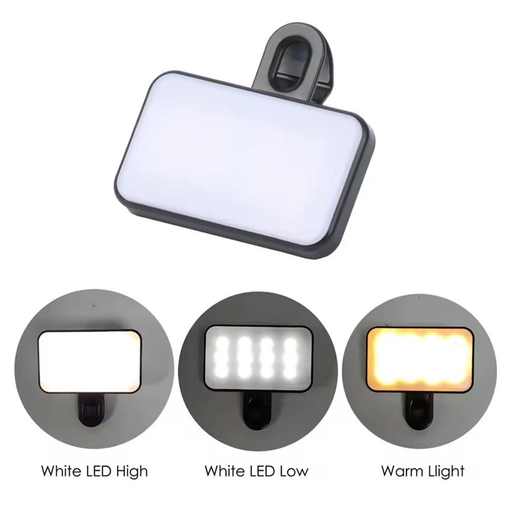 Lampu Selfie LED Mini 3 Mode W - Photography Lighting Accessories ulasan dan harga